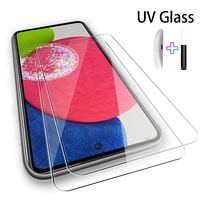 uv liquid glue tempered glass film for samsung galaxy a32 a52 a10 a20 a30 a40 m10 m20 m30 s a50 a60 a70 a80 a90 screen protector