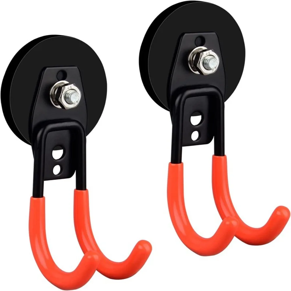 

2pcs Heavy Duty Strong Storage Utility Magnetic Hooks Strong Storage Magnet Hooks Garage Storage System Hooks