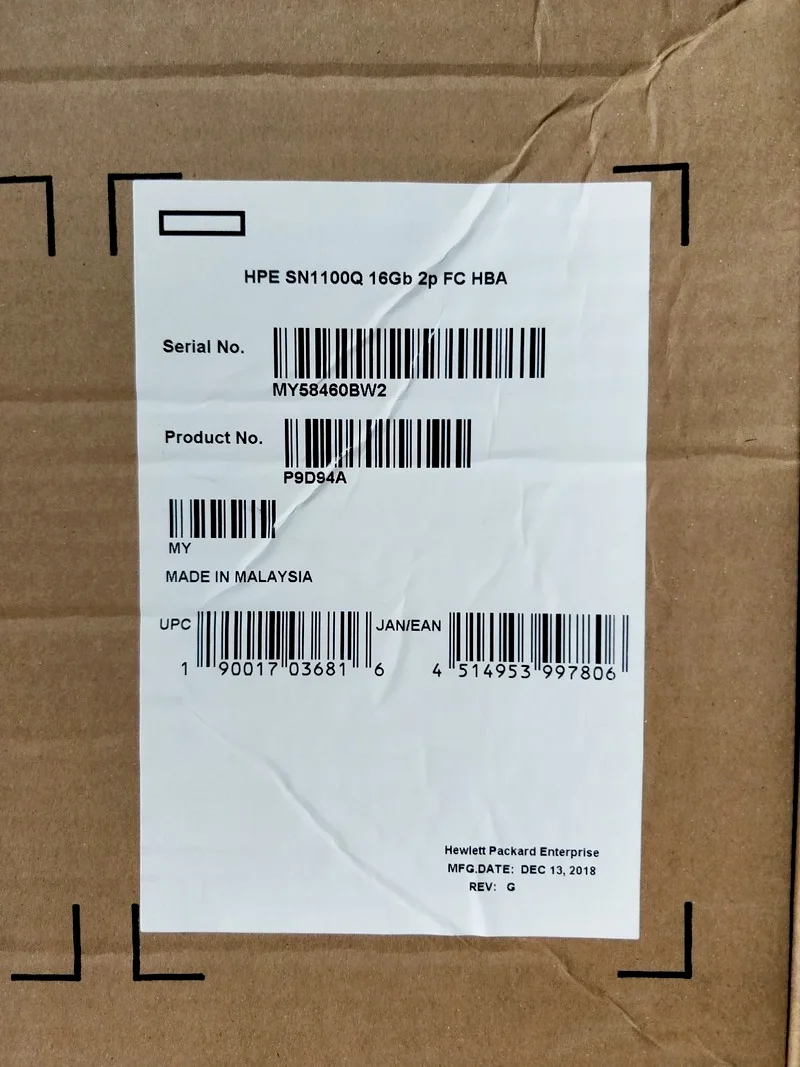 Лучшая цена новый оригинальный P9D94A StoreFabric SN1100Q 16 Гбит/с двухпортовый
