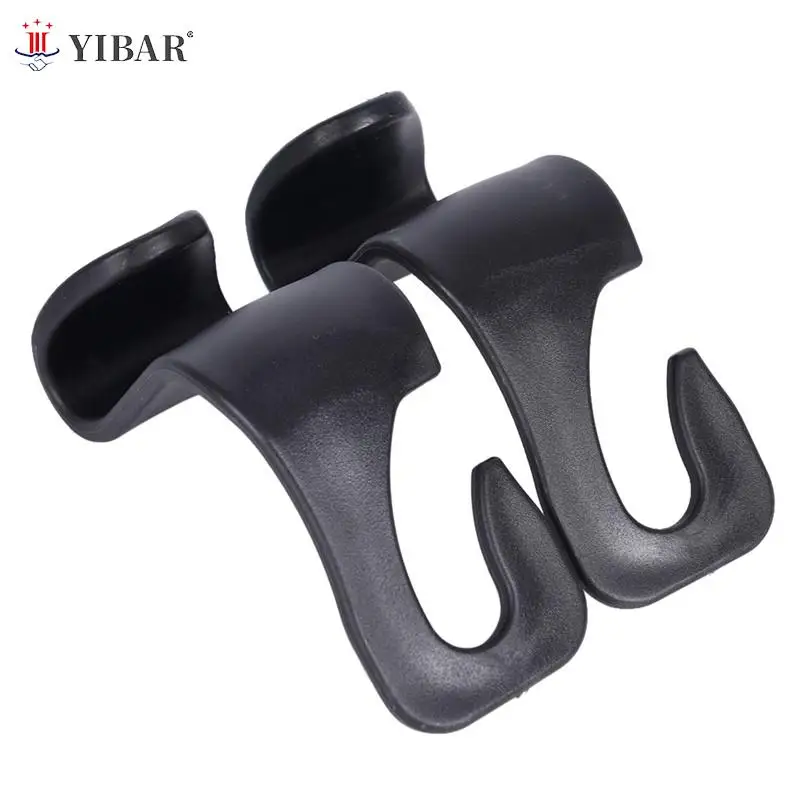 

2PCS Universal Car Back Seat Headrest Hanger Storage Hooks Bag Handbag Seatbackhanger