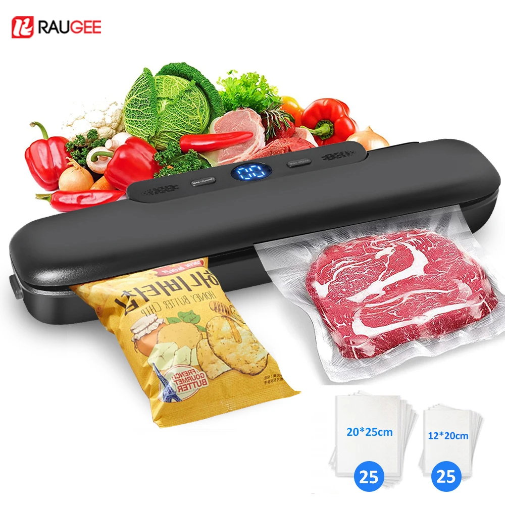 

Food Vacuum Sealer Automatic 220V Vacuum Packaging Machine Z-21 Vacuum Sealing For Food Vacuum Sealer with 10Pcs Bags