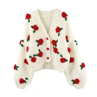 Кардиган с розхочками #5