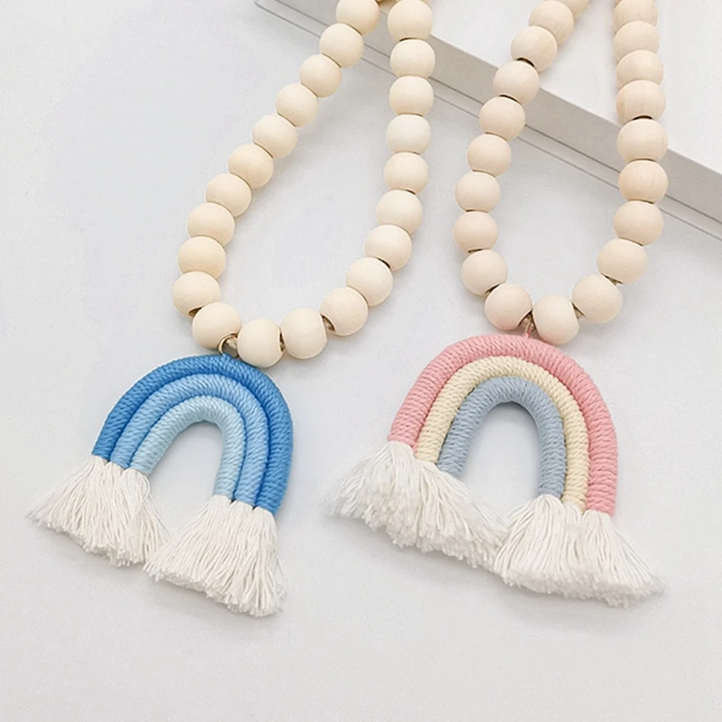 Искусственные карнизы с кисточками деревянный держатель в пасторальном стиле