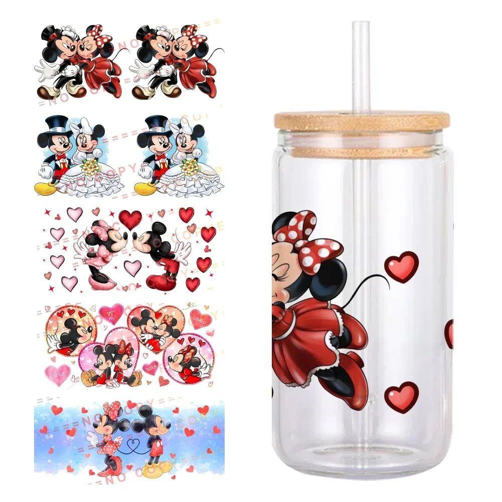 Наклейка на стакан с принтом Микки-Маус 11 х24 см 16 унций