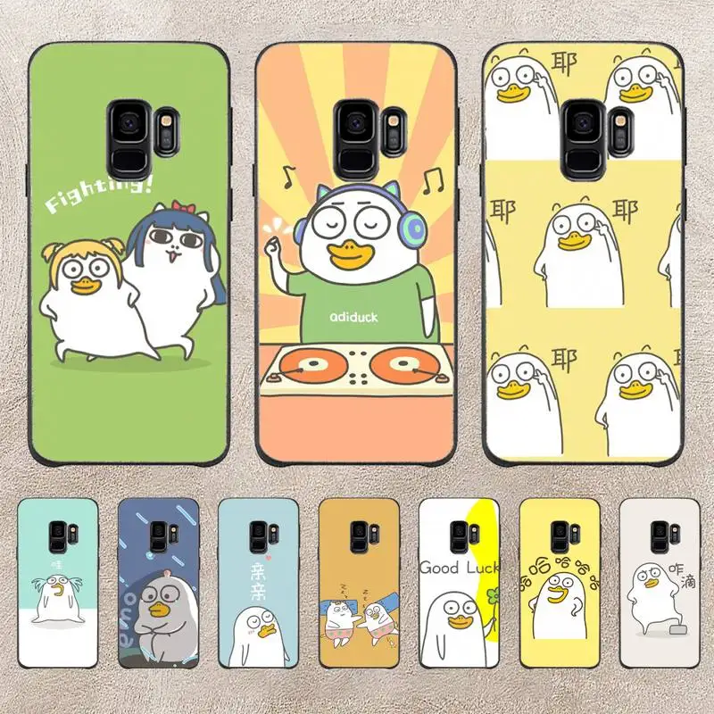 

Popmart Cute Duck Phone Case For Samsung Galaxy A51 A50 A71 A21s A31 A41 A10 A20 A70 A30 A22 A02s A13 A53 5G Cover Coque