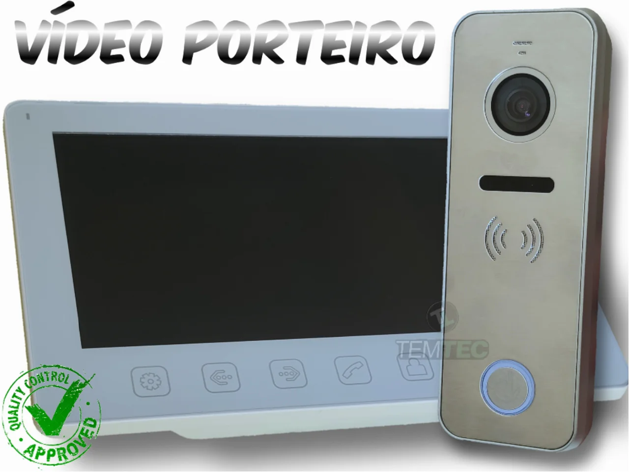 

VIDEO PORTEIRO CAMPAIGNS TOUCH SCREEN SILVER AND WHITE PRIME