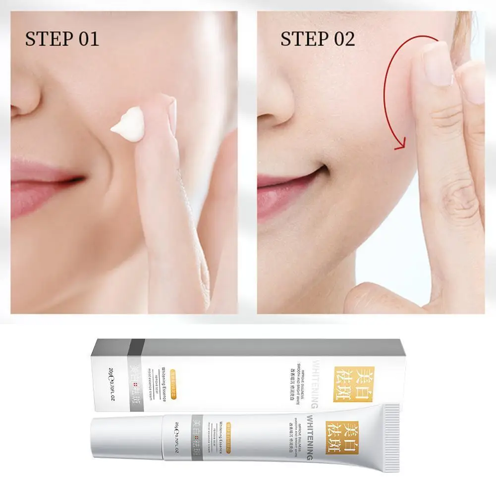 

Whitening Freckles Cream Remove Melasma Dark Spots Melanin 20ml Face Lighten Skin Remover Moisturizing Care Brightening G3Y1