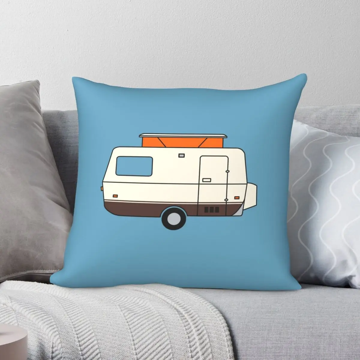 

Eriba TrollPan Pillowcase Polyester Linen Velvet Pattern Zip Decor Sofa Cushion Case 45x45