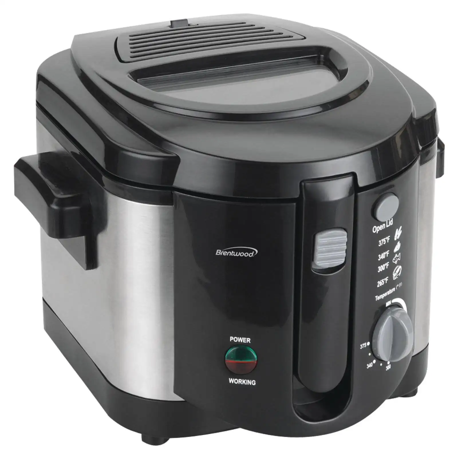 

Brentwood DF-720 1200w 8-Cup Electric Deep Fryer, Stainless Steel