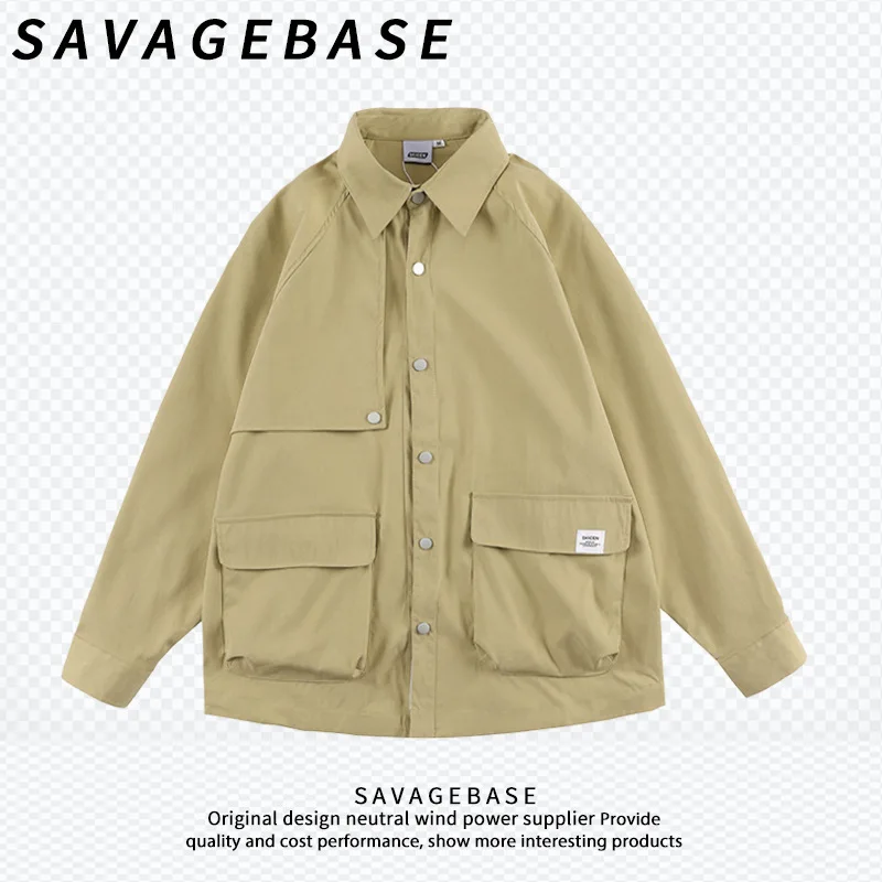 

Повседневная куртка на раннюю весну, тонкая мужская куртка, новинка 2022, Мужская одежда, модный тренд, дикая свободная повседневная одежда