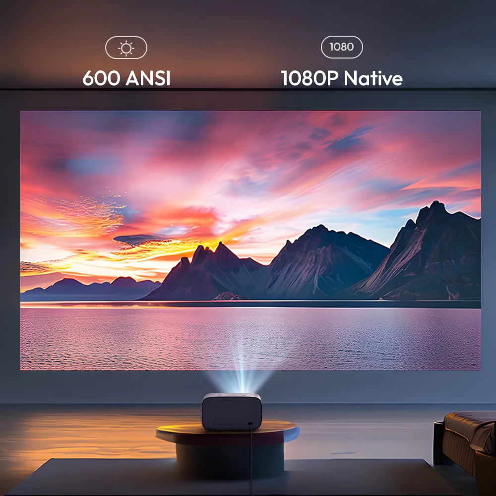 VEVSHAO A18 4K портативный светодиодный WIFI 1080P Android Smart 3D видео фильм задний проектор для