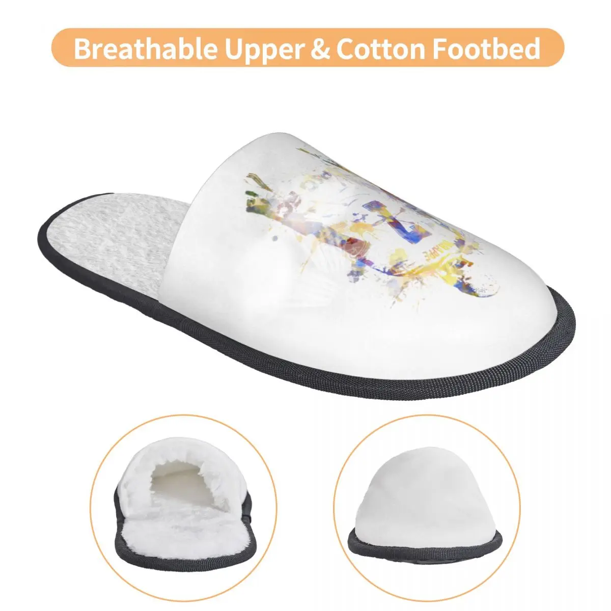 Пользовательские футбольные тапочки из пены с эффектом памяти женские мягкие