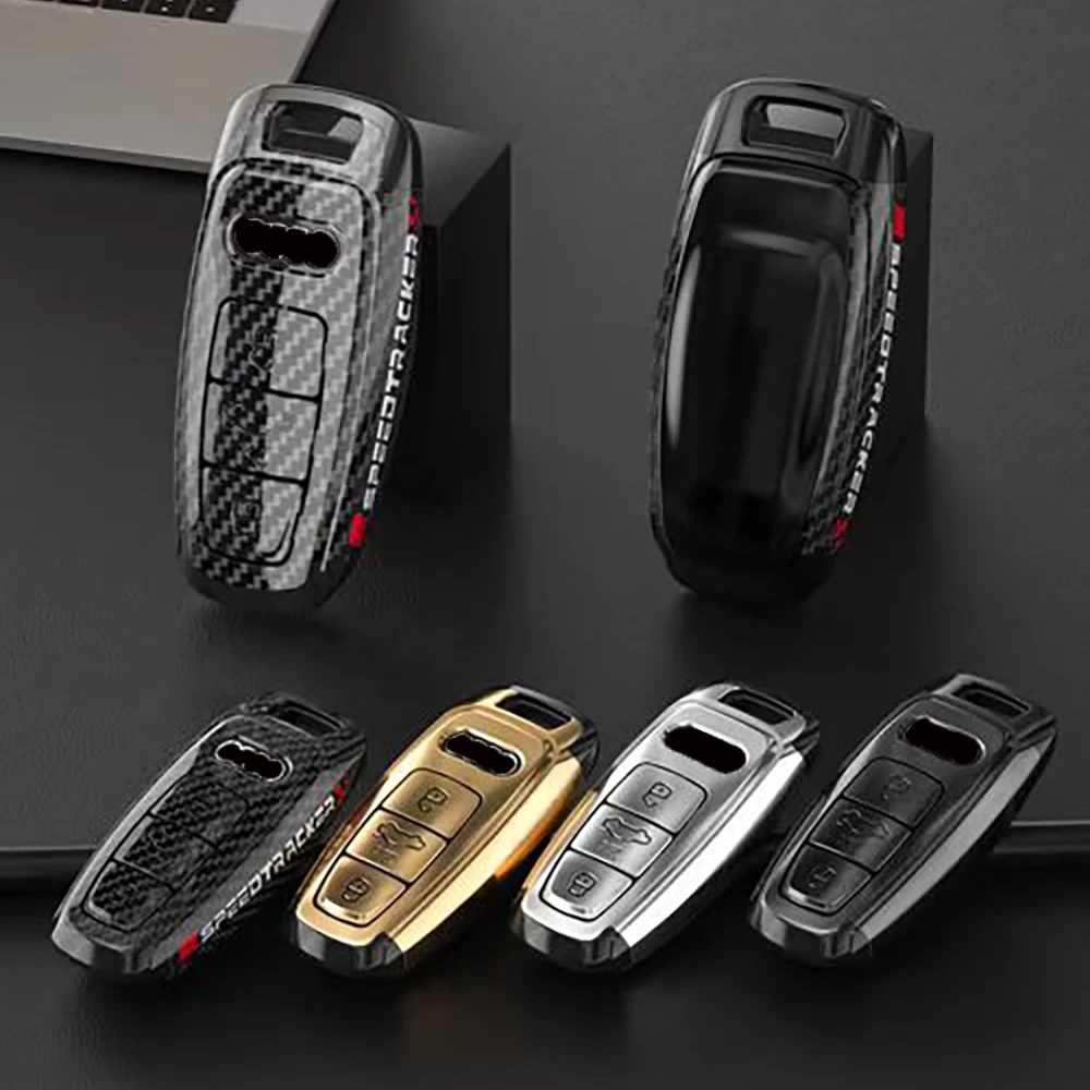 Новый Модный чехол для автомобильного ключа защитный Audi A6L A7 A8 Q8 E-tron C8 D5 2019 2020 -