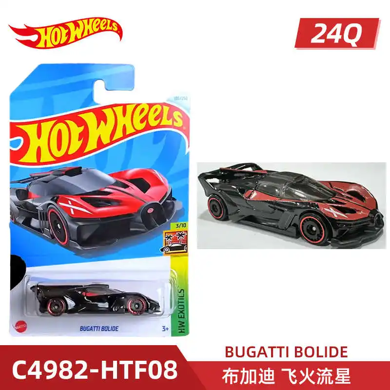 Фото Hot Wheels 2024-Q Cobra Bugatti Bolide Shelby Porsche Bumblebee Ford Mustang Dark Tesla Cybertruck Литая под давлением модель игрушки C4982 подарки №2