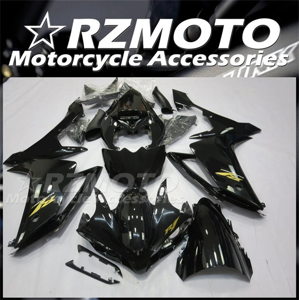

4Gifts New ABS Motorcycle Whole Fairings Kit Fit For YAMAHA YZF-R1 R1 2007 2008 07 08 Bodywork Set Custom Black