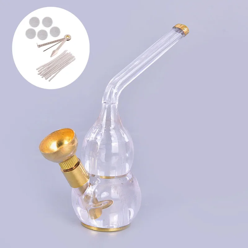 

Creative dual use Smoking Pipe Vintage Durable Hot Sale Hookah mouthpieces Mini Portable Tobacco Pipe Acrylic Smoking Accessorie