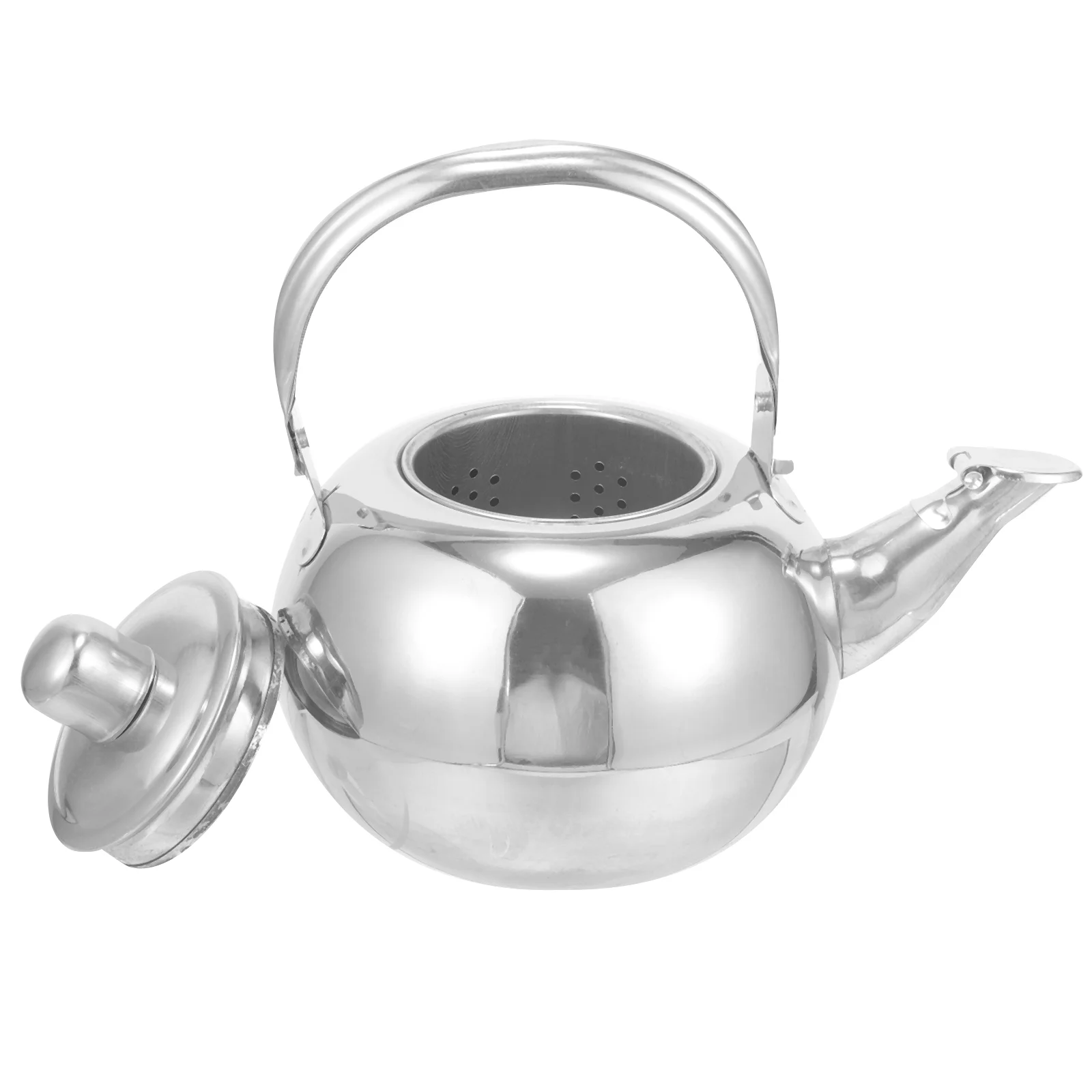 

Kettle Stainless Steel Teapot Stove Top Kettles Home Stovetop Travel Metal Office