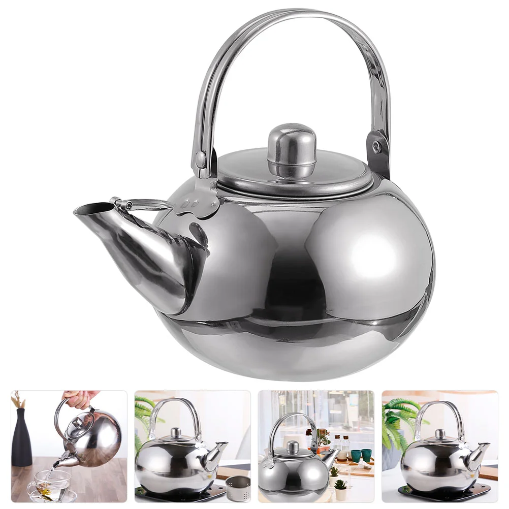 

Tea Kettle Pot Water Stovetop Teapot Steel Coffee Bubblewhistling Kettles Kitchen Stove Rust Pots Stainless Beverage Over