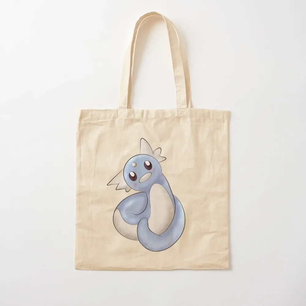 Dratini Tote Bag многоразовая сумка для покупок Холщовая женщин Тканевые сумки