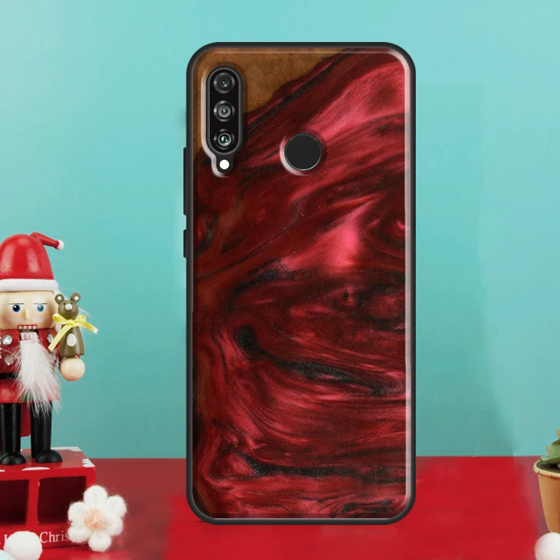 Защитный чехол из дерева и смолы для Huawei Nova Y73 Y90 Y70 Y72 Y61 Y91 7i 8i 11i 12i 12s 9 10 SE P30 P40 Lite P60 Pro (art.: 3920da25f76e3) - 3920da25f76e3