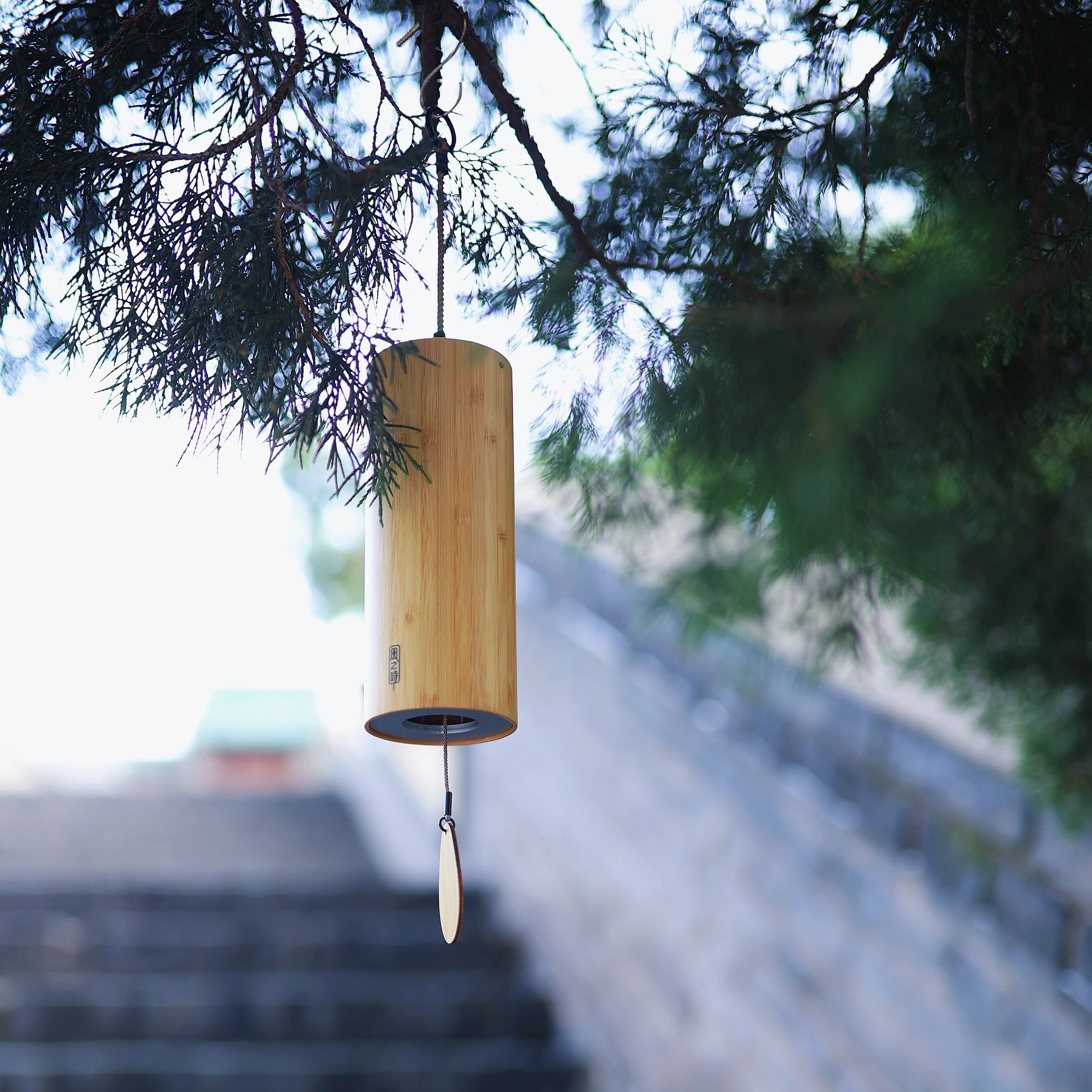 

Bamboo Wind Musical Chime Outdoor Garden Patio Koshi Music Wind Chime Home Yard Decoration Gift Zen Meditation Relaxation Chord