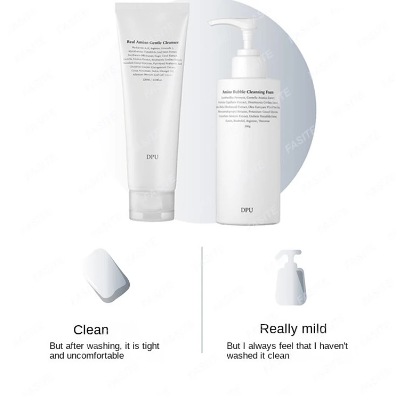 

Очищающее средство для лица DPU, очищающее средство для лица, вспенивание аминокислот, для чувствительной кожи, против акне, очищения и контроля жирности кожи