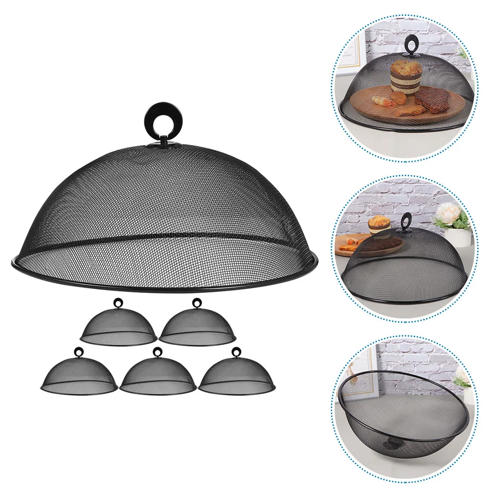 

6 Pcs Food Tent For Outdoors Mesh Cover Metal Screen Dome Covers Outside Picnic Iron