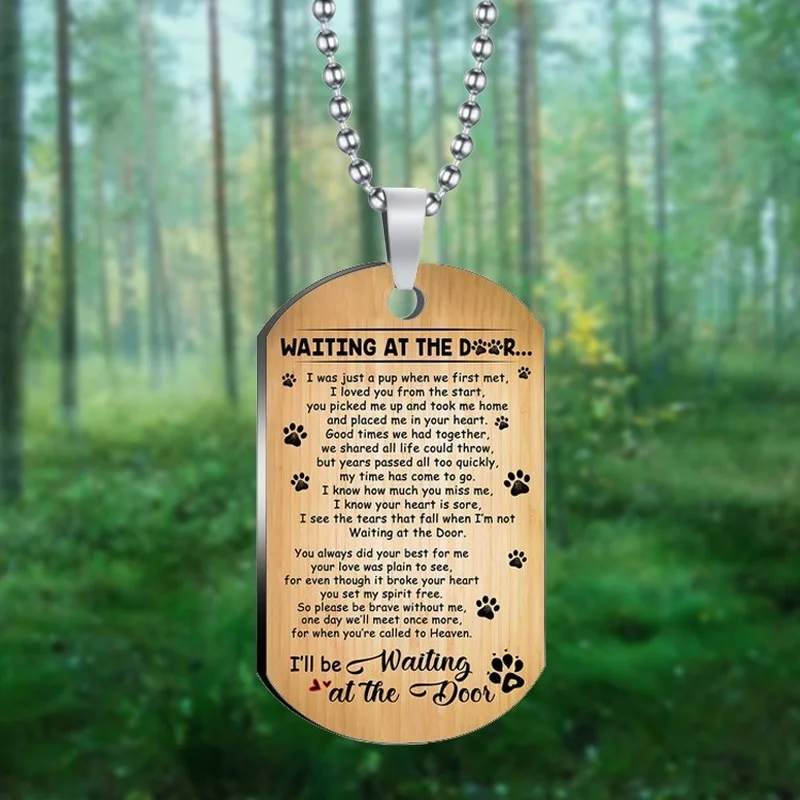 Брелок для ключей с надписью Женский цветной печатный мужчин принтом собачьей