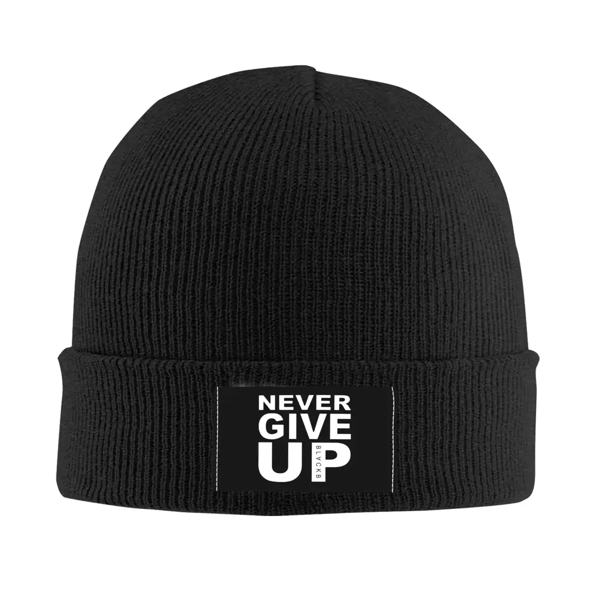 

Шапочки никогда не сдавайся, облегающие шапки, шапки, зимние теплые женские и мужские вязаные шапки в стиле хип-хоп, Взрослые Унисекс, вы никогда не будете долго ходить, шляпа, шапки