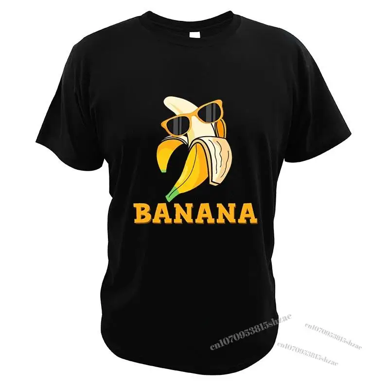 

Banana Republic T Shirt For Men Banana Splits Bowls Funny Graphic Tee Novelty Breathable Summer 100% Cotton Top EU Size