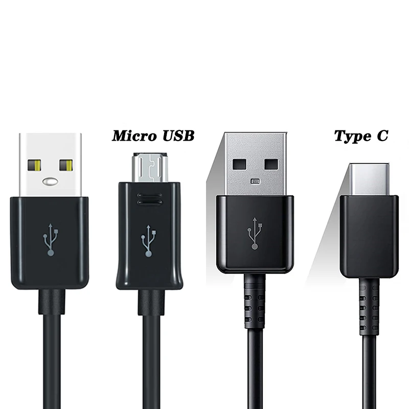 Новое быстрое зарядное устройство для Samsung Micro USB/Type C кабель 2A линия передачи