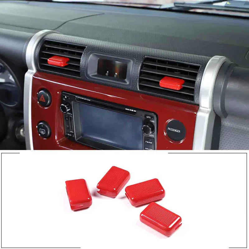 Аксессуары для Toyota FJ Cruiser 2007-2021 ABS красная крышка вентиляционного стержня