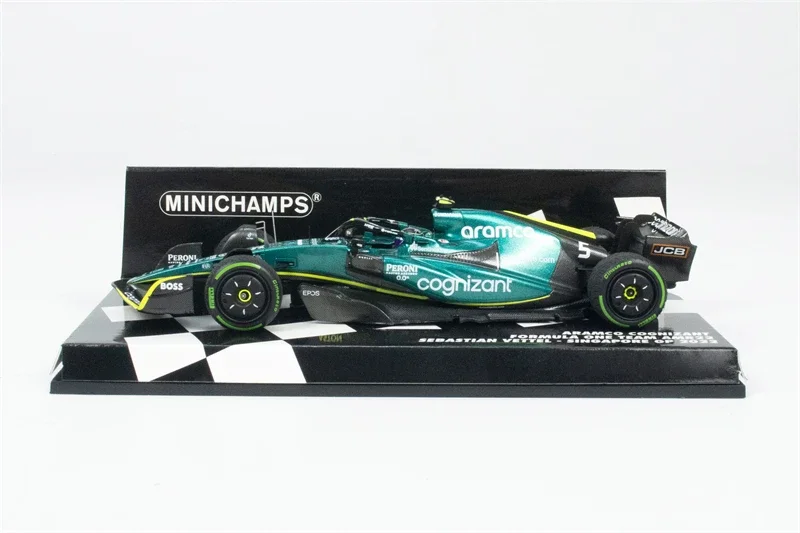 МИНОЧАПС 1:43 2022 F1 AMR22 # Гоночная модель автомобиля S.VETTEL SINGAPORE