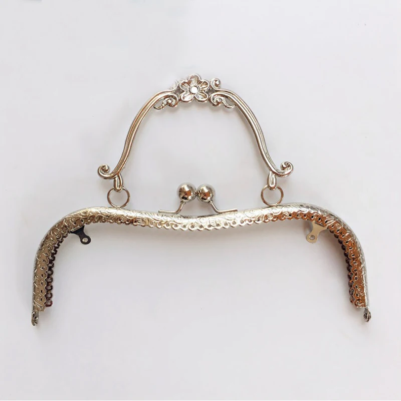 10pcs 20cm 3 colors retro purse handbag Metal Frame,Kiss Metal Frame Clasp Frame