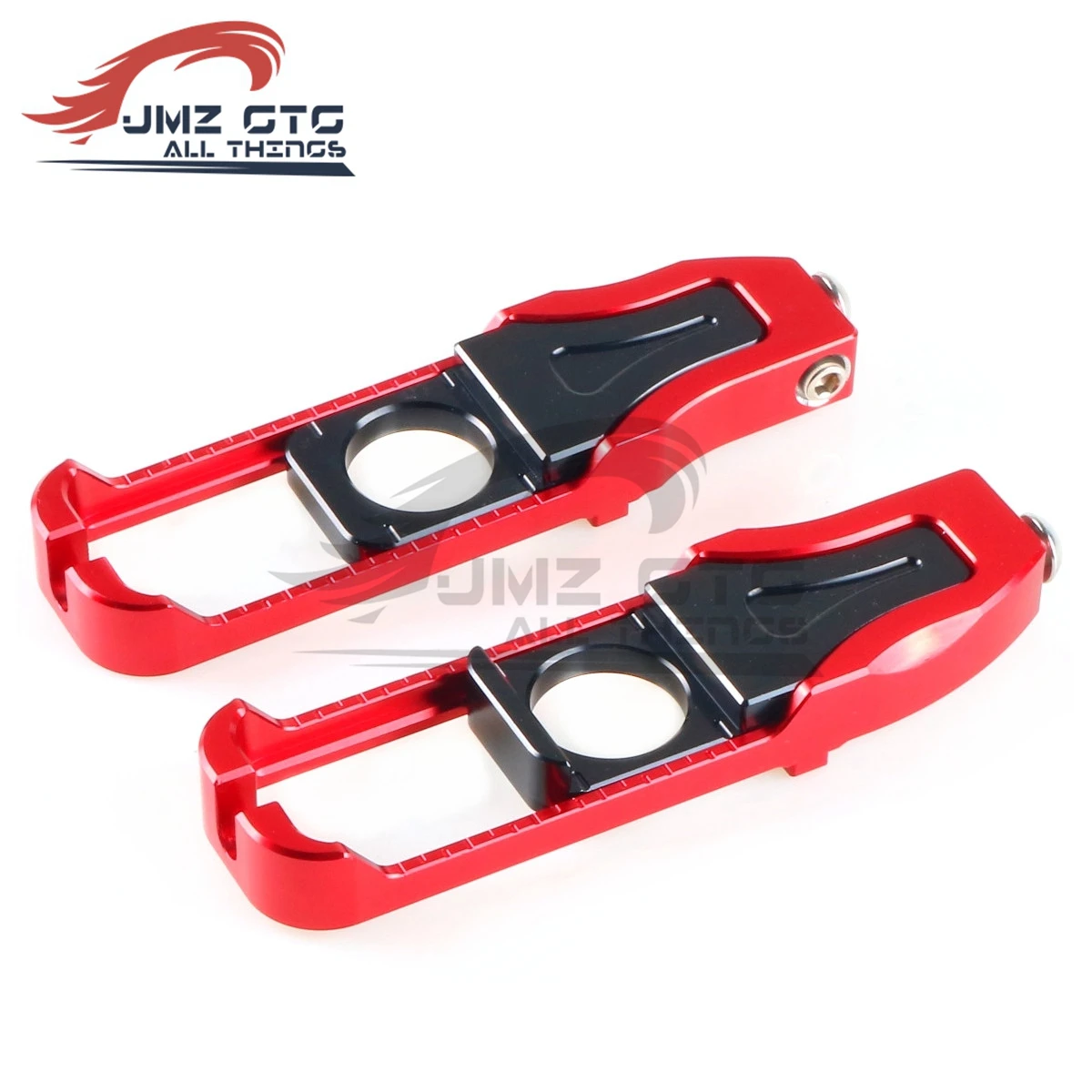 

Motorcycle CNC Rear Axle Chain Adjuster Tensioners For YAMAHA R6 2017-2022
