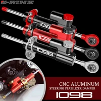 adjustable motorcycles cnc steering stabilize damper bracket mount kit for ducati 1098 1098s 1098r 2007 2008 2009 2010 2011 2012
