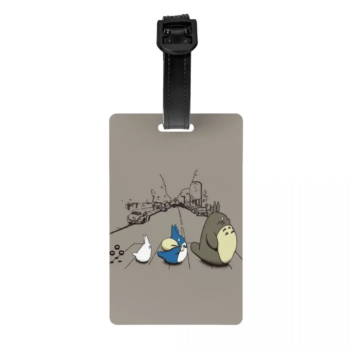 

Studio Ghiblis Anime My Neighbor Totoro Luggage Tag Hayao Miyazaki Travel Bag Suitcase Privacy Cover ID Label