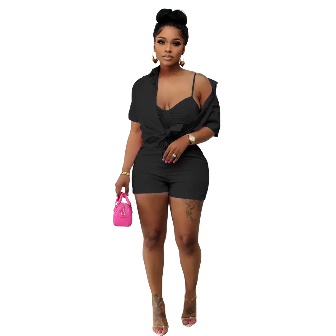 Casaul Women Biker 3 Piece Set Solid Color Sportsuit Matching Set Streetwear Tracksuit Clothes For Women Outfit 6 Casaul Women Biker 3 Piece Set Solid Color Sportsuit Matching Set Streetwear Tracksuit Clothes For Women Outfit 6