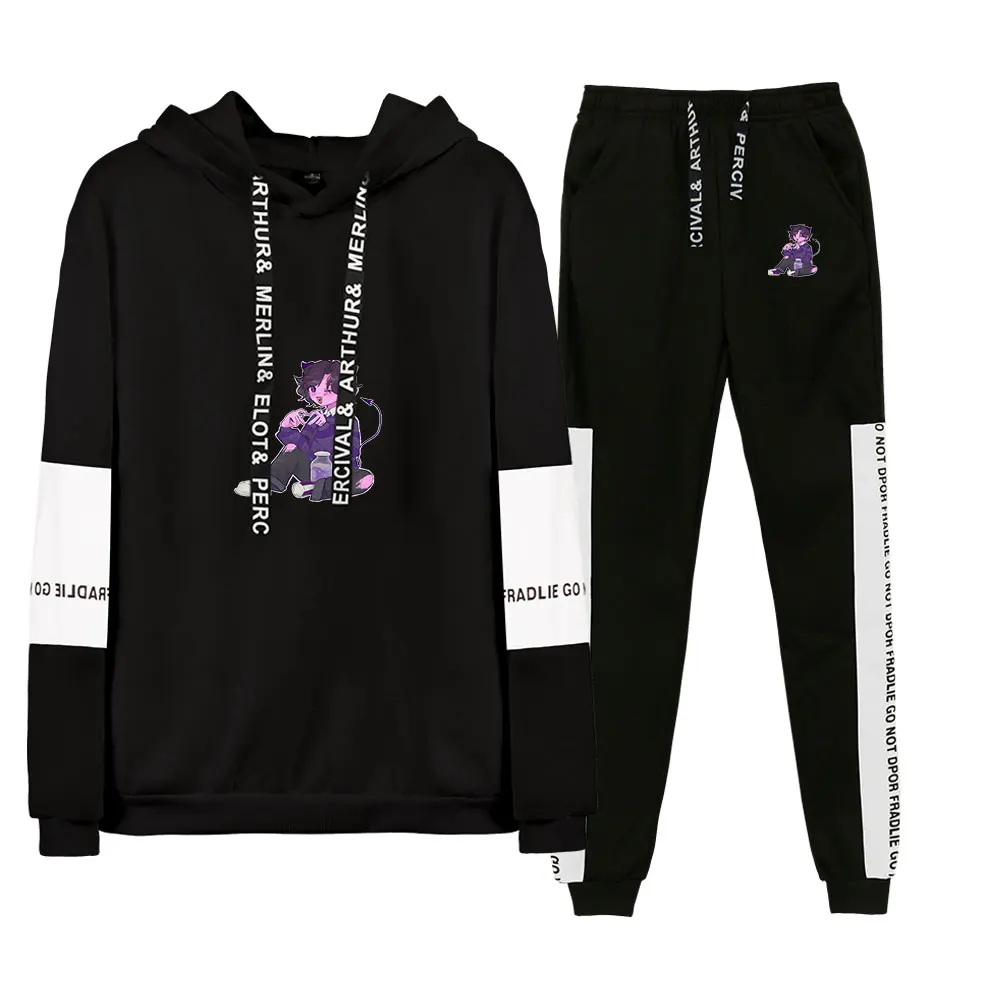 

Jellybean Merch 2022 пуловер унисекс Harajuku спортивный костюм пуловеры комплект из 2 предметов Толстовка Свитшот