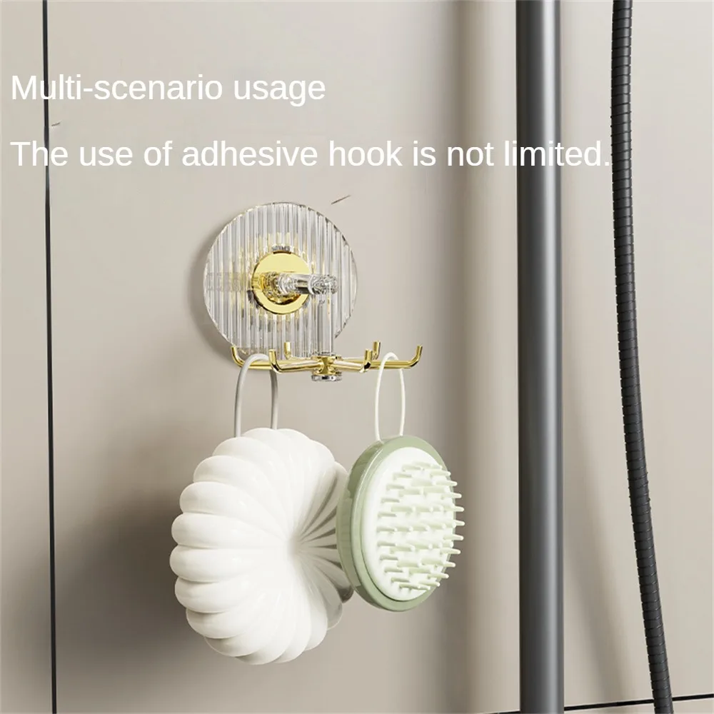 

Крючок с шестью зажимами, удобный и простой в установке крючок с шестью зажимами, модный, Не оставляющий следов, вращающийся на 360 градусов, простой крючок для установки