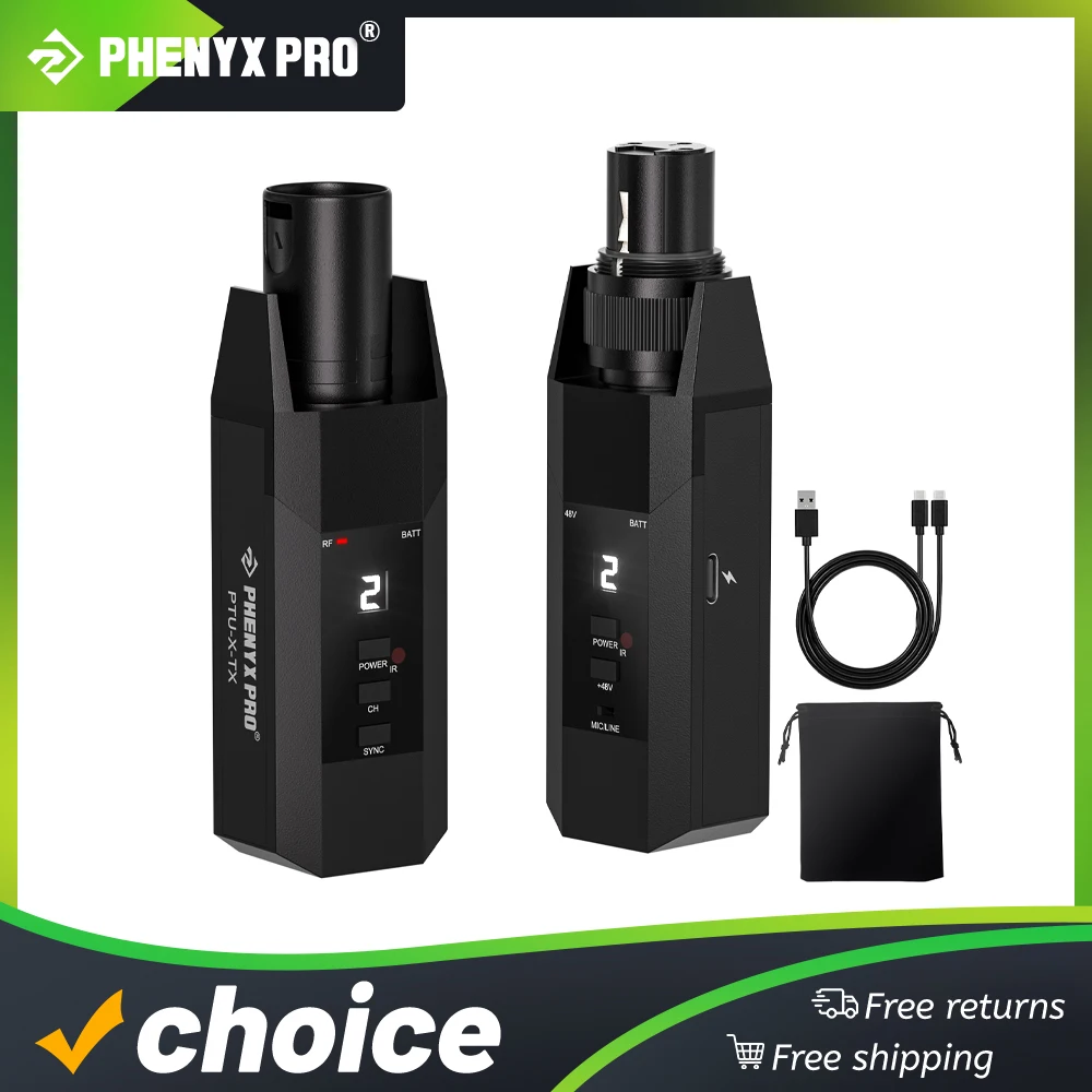 UHF Микрофоны DSP Проводная к беспроводной системе XLR Передатчик Приемник