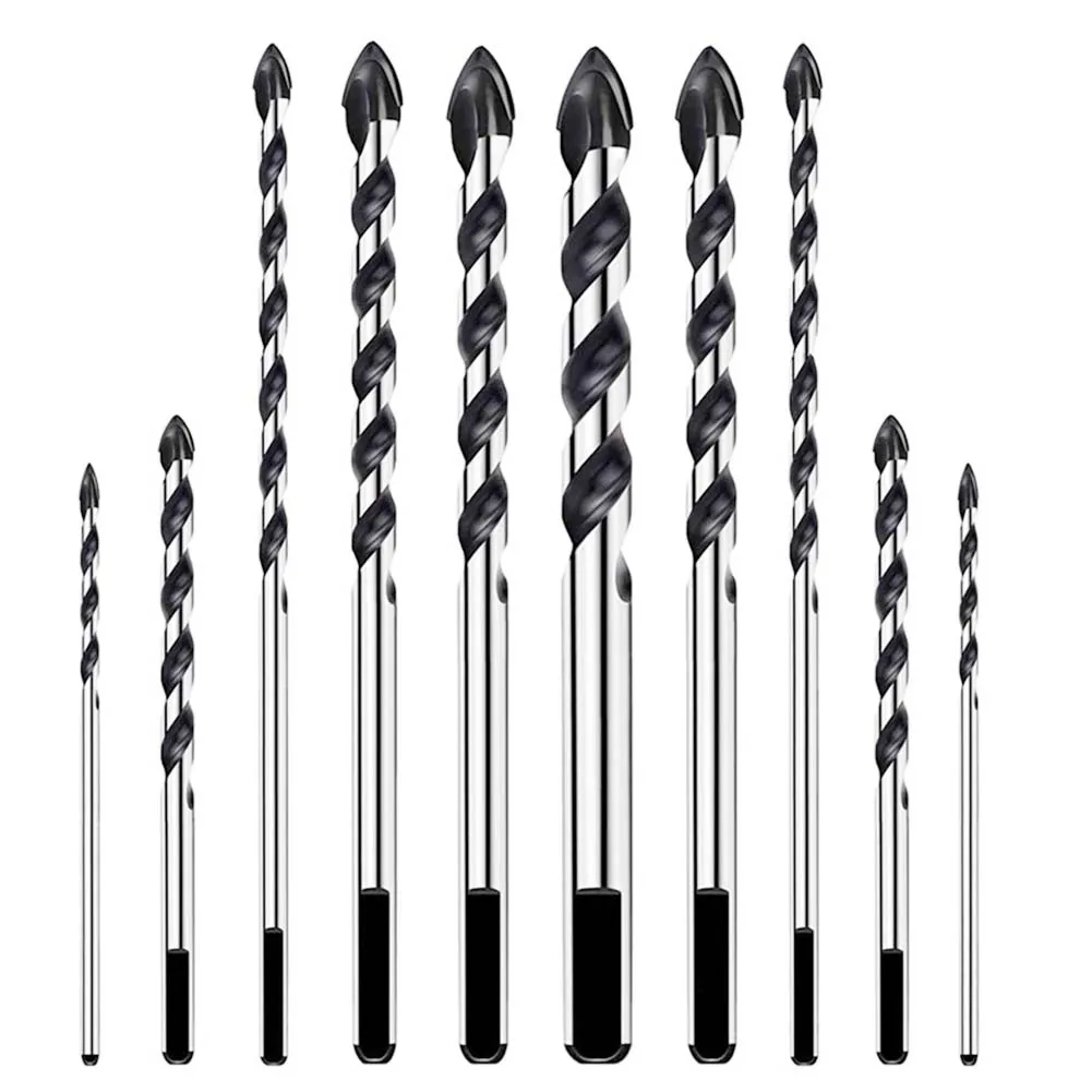 

10 шт. простой в установке вольфрамовый карбид плитка стеклянный кирпич Электроинструмент зондер блок дерево запасные части набор сверл мра...