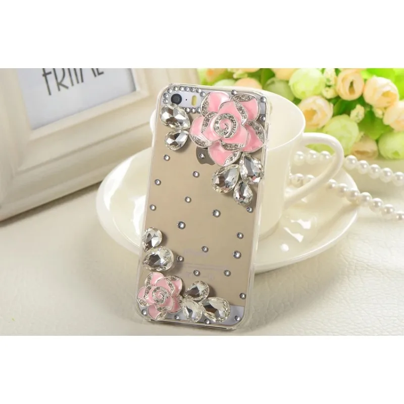 Роскошный блестящий чехол ручной работы с кристаллами для Samsung Galaxy S24 S9 S10 S20 Plus S21 FE