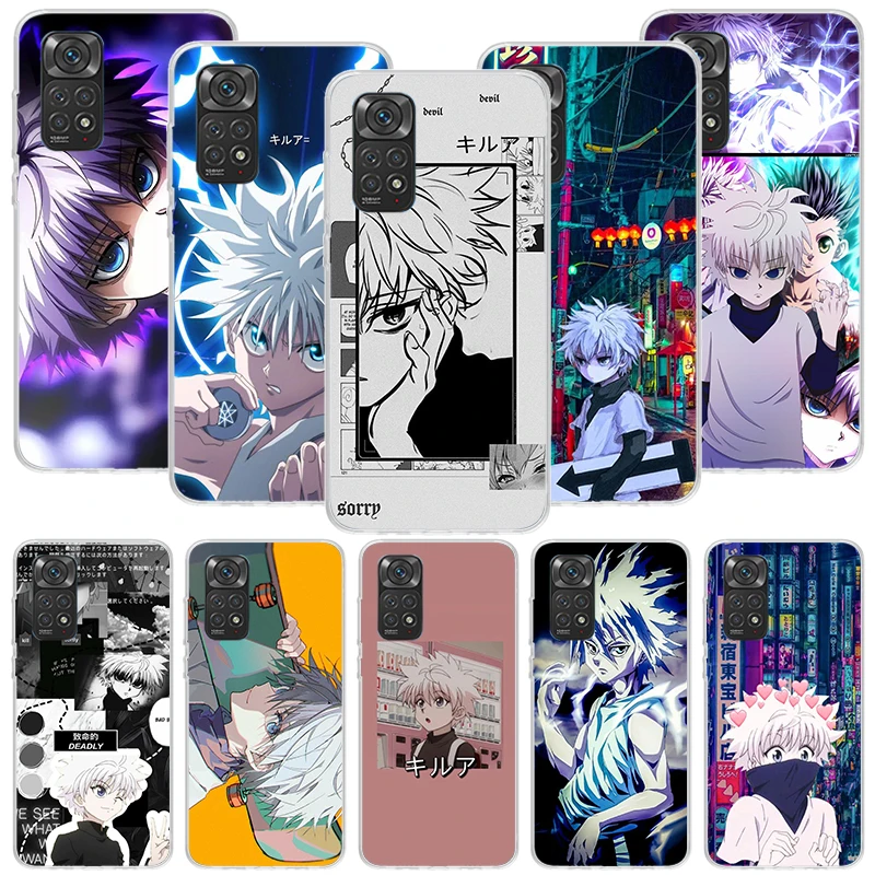 Чехол для телефона Hunter HXH Killua чехол с художественным рисунком Xiaomi Redmi Note 13 12S 12 11S 11E