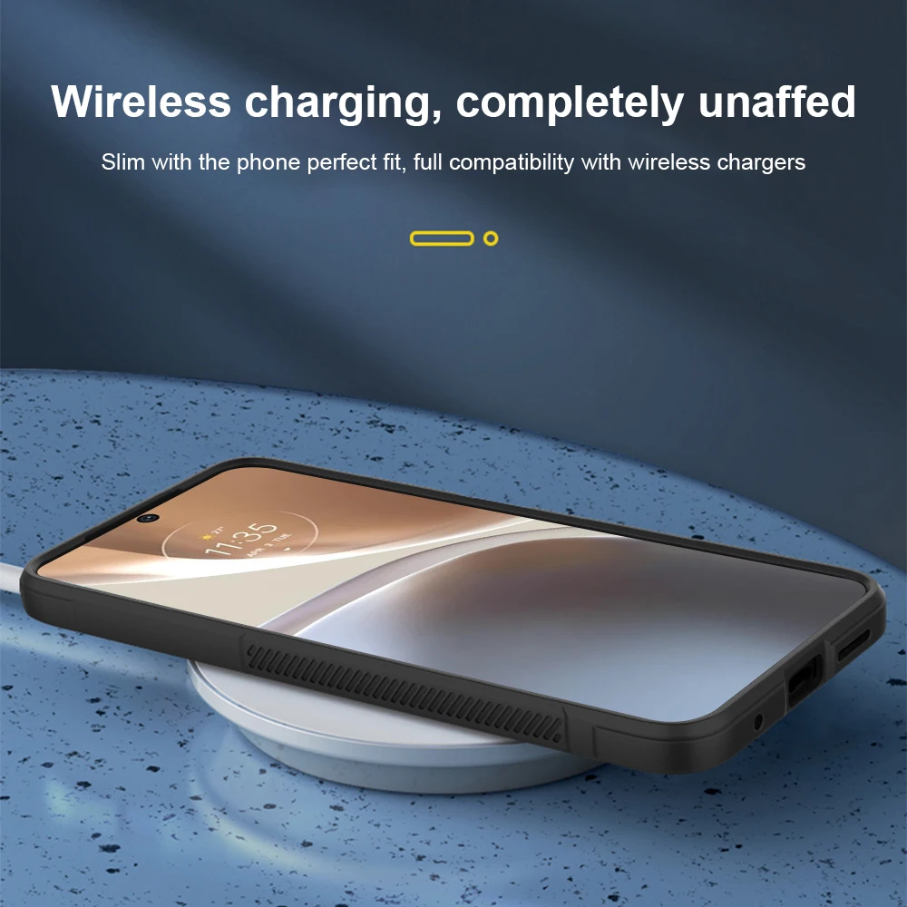 Противоударный силиконовый чехол для Motorola Moto G32 G73 G62