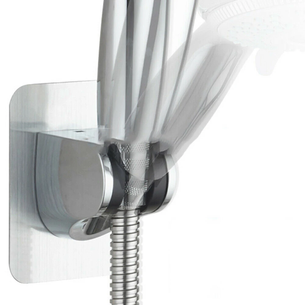 

Adjustable Shower Head Stand Self-adhesive No-drill Wall Mounted Bracket Nozzle Bathroom Accessories Shower Head Holder Stand