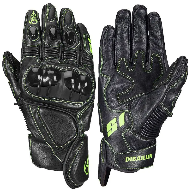 

Всесезонные обычные мотоциклетные перчатки, летние мужские и женские кожаные гоночные локомотивы, оборудование для езды по бездорожью