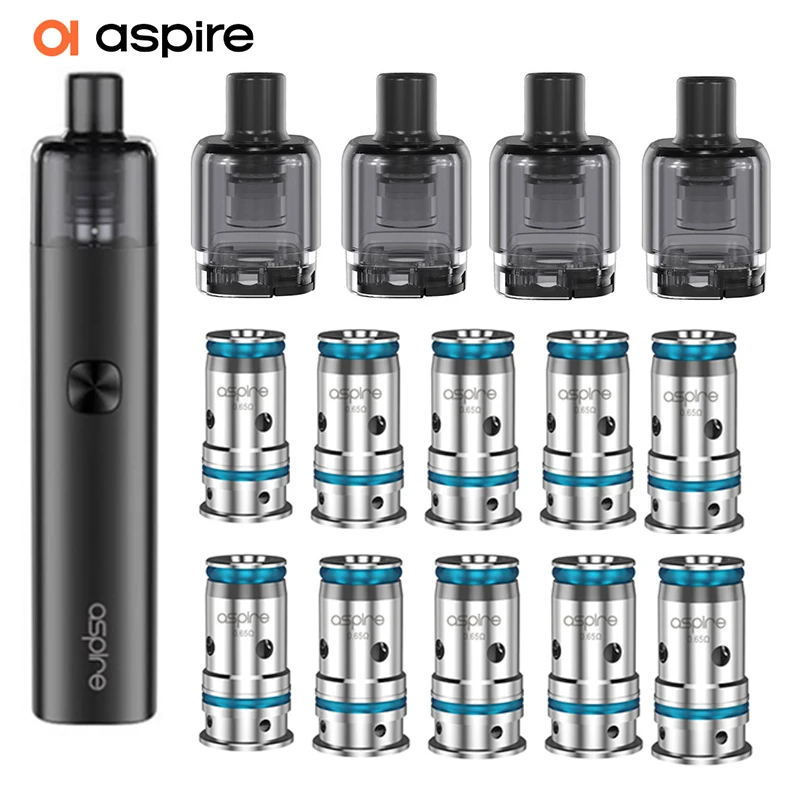 

Electronic Cigarette Aspire AVP CUBE Kit Plus 4Pods and 10PCS AVP Pro Coils 0.65/1.15ohm E-cigarette Vape Kit E-Cig Vaperizer