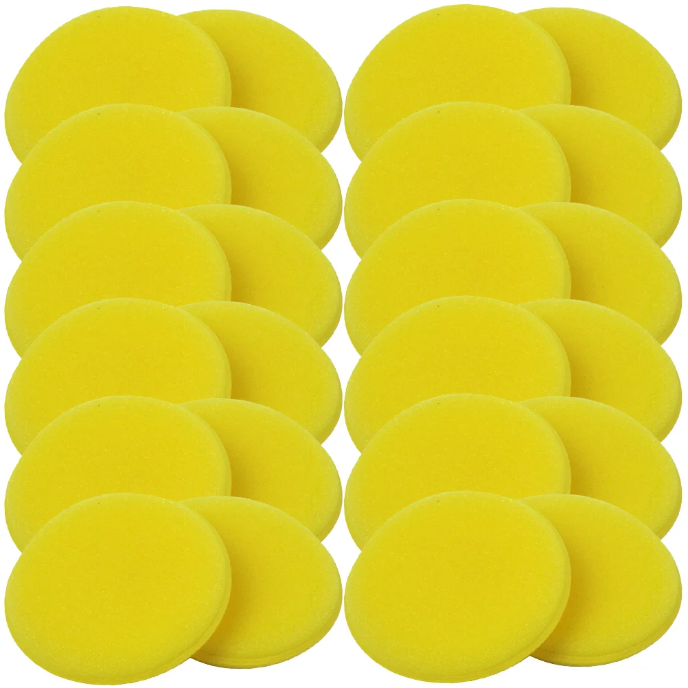

24pcs Large Multi-purpose Professional Car Pads Wax Applicator Pad Sponge Pads Car Cleaning Tools Applicator Pads