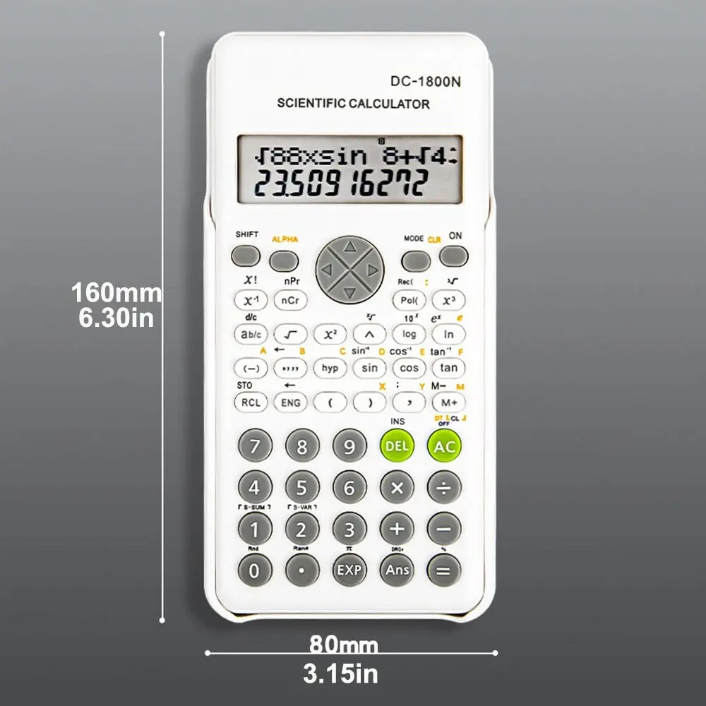 240 функций Инженерный научный калькулятор Стандартный многофункциональный